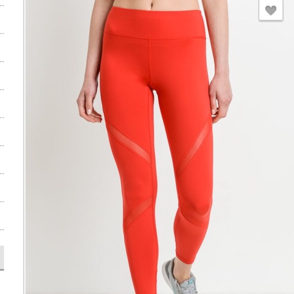 Mono B Pants - Tomato Red Workout leggings